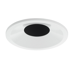 Juno Aculux Recessed Lighting 2307BHZ-WH-SF 2" Round Regressed Beveled Self Flanged Pinhole, White Trim