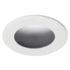 Juno Aculux Recessed Lighting 2311BHZ-WH-FM 2" Round Adjustable Lensed Pinhole LED, Low Voltage Flush Mount, White Trim