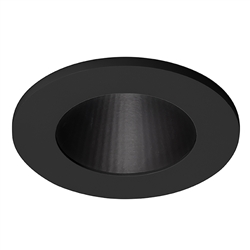 Juno Aculux Recessed Lighting 2318BHZ-BL-FM 2" Round Adjustable Pinhole LED, Low Voltage Flush Mount, Black Trim