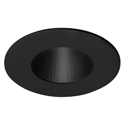 Juno Aculux Recessed Lighting 2318BHZ-BL-SF 2" Round Adjustable Pinhole LED, Low Voltage Self Flange, Black Trim