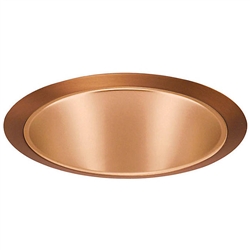 Juno Recessed Lighting 2320WHZ-ABZ (2320 WHZABZ) 6" Fluorescent, Push-In Reflector Trim, Wheat Haze Reflector, Aged Bronze Trim