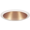 Juno Recessed Lighting 2320WHZ-WH (2320 WHZWH) 6" Fluorescent, Push-In Reflector Trim, Wheat Haze Reflector, White Trim