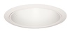 Juno Recessed Lighting 232W-WH (232 WWH) 6" Line Voltage, Fluorescent, Reflector Trim with Torsion Springs, White Reflector, White Trim