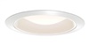 Juno Recessed Lighting 2330W-WH (2330 WWH) 6" LED, Fluorescent, White Baffle Trim with Regressed Dome Lens, White Trim
