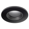 Juno Aculux Recessed Lighting 2332BHZ-BL-FM (2DPIN BD BLFM WET) New Construction 2" Round LED with 1-1/4" Pinhole, Wet Location, Black Diffuse Reflector, Flangeless, Black Trim