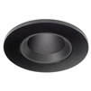 Juno Aculux Recessed Lighting 2337BHZ-BL-FM (2DPIN BD BLFM) New Construction 2" Round LED with 1-1/4" Pinhole, Black Diffuse Reflector, Flangeless, Black Trim