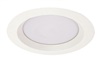 Juno Recessed Lighting 240-WH (240 WH) 6" Line Voltage, Fluorescent, Albalite Trim with Reflector, White Trim