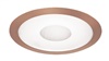 Juno Recessed Lighting 242-ABZ (242 ABZ) 6" LED, Line Voltage, Fluorescent, Frosted Lens Trim with Clear Center, Aged Bronze Trim