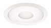 Juno Recessed Lighting 242-WH (242 WH) 6" LED, Line Voltage, Fluorescent, Frosted Lens Trim with Clear Center, White Trim