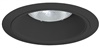 Juno Recessed Lighting 24B-BL (24 BBL) 6" LED, Line Voltage, Tapered Baffle Trim, Black Baffle, Black Trim