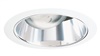 Juno Recessed Lighting 26C-WH (26 CWH) 6" LED, Line Voltage, Straight Cone Trim, Clear Reflector, White Trim