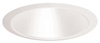 Juno Recessed Lighting 27W-WH (27 WWH) 6" LED, Line Voltage, Tapered Cone Trim, White Reflector, White Trim