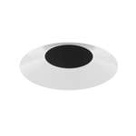 Juno Aculux 2ABV BD WHSF Recessed Lighting 2" Round Adjustable Regressed Beveled Pinhole LED, Low Voltage Self Flanged, White Trim