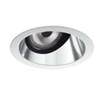 Juno Aculux 2AC CS WHSF Recessed Lighting 2" LED, Low Voltage Round Adjustable Angle Cut Cone, Clear Specular Self Flanged White Trim