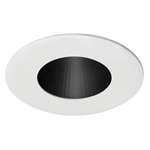 Juno Aculux 2APINLG BD WHSF Recessed Lighting 2" Round Adjustable Pinhole LED, Low Voltage Self Flange, White Trim