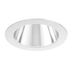 Juno Aculux 2DP CS SF 2007C-SF Recessed Lighting 2" LED Round Parabolic Downlight Clear Specular Self Flanged Trim