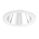 Juno Aculux 2DP W SF 2007W-SF Recessed Lighting 2" LED Round Parabolic Downlight White Specular Self Flanged Trim
