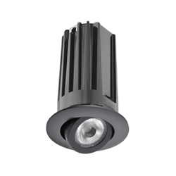 Juno 2" LED Recessed Lighting 2LEDTG2A-827F-BL 2" LED Gen 2 Round Adjustable 2700K 80 CRI, Flood Beam, Black Finish