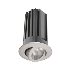 Juno 2" LED Recessed Lighting 2LEDTG2A-827F-SN 2" LED Gen 2 Round Adjustable 2700K 80 CRI, Flood Beam, Satin Nickel Finish