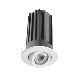 Juno 2" LED Recessed Lighting 2LEDTG2A-827F-WH 2" LED Gen 2 Round Adjustable 2700K 80 CRI, Flood Beam, White Finish