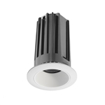 Juno 2" LED Recessed Lighting 2LEDTG2C-827F-WWH 2" LED Gen 2 Round Downlight Cone 2700K 80 CRI, Flood Beam, White Reflector, White Trim Ring