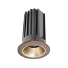 Juno 2" LED Recessed Lighting 2LEDTG2C-827N-WHZBZ 2" LED Gen 2 Round Downlight Cone 2700K 80 CRI, Narrow Flood Beam, Wheat Haze Reflector, Bronze Trim Ring