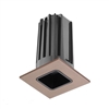 Juno 2" LED Recessed Lighting 2LEDTG2SQ-827N-BBZ 2" LED Gen 2 Square Downlight Cone 2700K 80 CRI, Narrow Flood Beam, Black Reflector, Bronze Trim Ring