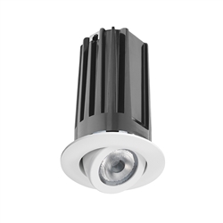 Juno 2" LED 2LEDTRIM G2 ADJ 40K 90CRI FL WH Recessed Lighting 2" LED Gen 2 Round Adjustable 4100K 90 CRI, Flood Beam, White Finish