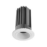 Juno 2" LED 2LEDTRIM G2 DB 30K 90CRI NFL WWH Recessed Lighting 2" LED Gen 2 Round Downlight Baffle 3000K 90 CRI, Narrow Flood Beam, White Baffle, White Trim Ring