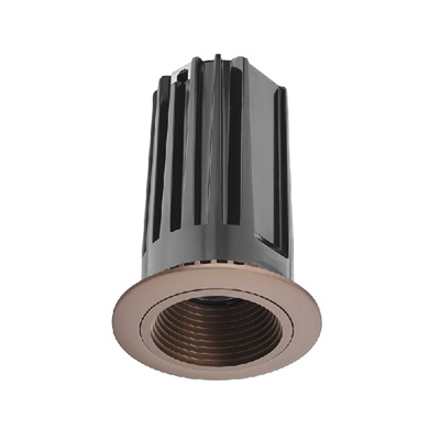 Juno 2" LED 2LEDTRIM G2 DB 27K 80CRI FL BRZBRZ Recessed Lighting 2" LED Gen 2 Round Downlight Baffle 2700K, 80 CRI, Flood Beam, Bronze Baffle, Bronze Trim Ring