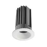 Juno 2" LED 2LEDTRIM G2 DC 27K 90CRI NFL WWH Recessed Lighting 2" LED Gen 2 Round Downlight Cone 2700K 90 CRI, Narrow Flood Beam, White Reflector, White Trim Ring