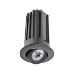 Juno 2" LED 2LEDTRIM G2 ADJ 35K 80CRI SP BL Recessed Lighting 2" LED Gen 2 Round Adjustable 3500K 80 CRI, Spot Beam, Black Finish