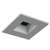 Juno Aculux 2SQD CD WHSF Recessed Lighting 2" LED Square Parabolic Downlight Reflector, Haze Deep Cone, Self Flanged WhiteTrim