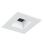 Juno Aculux 2SQD W SF Recessed Lighting 2" LED Square Parabolic Downlight Reflector, Self Flanged White Trim