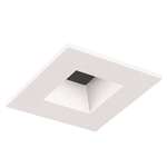 Juno Aculux 2SQD CD WHSF WET Recessed Lighting 2" LED Square Reflector, Lensed, Haze Reflector, White Self Flanged Trim