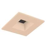 Juno Aculux 2SQD WTD SF WET Recessed Lighting 2" LED Square Reflector, Lensed, Wheat aze Self Flanged Trim