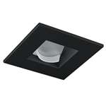 Juno Aculux  2SQWW BD SF Recessed Lighting 2" LED Square Architectural Wall Wash, Black Haze Self Flanged Trim
