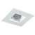 Juno Aculux  2SQWW W SF Recessed Lighting 2" LED Square Architectural Wall Wash, White Self Flanged Trim