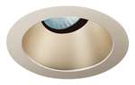 Juno Aculux 3AC20 WTD SF Recessed Lighting 3-1/4" Line Voltage, Low Voltage, LED Downlight 20 Degree Angle Cut Lensed, Haze Alzak Reflector, Self Flanged Trim