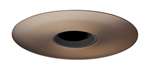 Juno Aculux 3APIN BS ABZR WET Recessed Lighting 3-1/4" Adjustable Lensed Pinhole Line Voltage, Low Voltage, LED, Black Alzak Reflector, Aged Bronze Trim