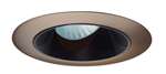 Juno Aculux 3ASLOT BS ABZR Recessed Lighting 3-1/4" Line Voltage, Low Voltage, LED Slot Angle Cut , Black Alzak Reflector, Aged Bronze Trim