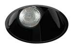 Juno Aculux 3ASLOT BS FM Recessed Lighting 3-1/4" Line Voltage, Low Voltage, LED Slot Angle Cut Flush Mount, Black Alzak Trim