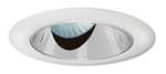 Juno Aculux 3ASLOT CS WHR Recessed Lighting 3-1/4" Line Voltage, Low Voltage, LED Slot Angle Cut , Clear Alzak Reflector, White Trim