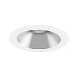 Juno Aculux  3DH CD WHSF Recessed Lighting 3-1/4" Hyperbolic LED Downlight, Self Flanged Reflector, Haze Alzak Reflector, White Flange
