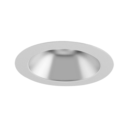 Juno Aculux Recessed Lighting 4017NHZ-SF 3-1/4" Hyperbolic LED Downlight, Self Flanged Reflector, Haze Alzak Finish