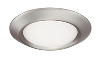 Juno Recessed Lighting 4101-SC (4101 SC) 4" Line Voltage Frosted Glass Dome Lensed Trim, Satin Chrome Trim