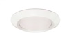 Juno Recessed Lighting 4101-WH (4101 WH) 4" Line Voltage Frosted Glass Dome Lensed Trim, White Trim