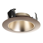 Juno Recessed Lighting 42LWHZ-ABZ (42L WHZABZ) 4" Adjustable Downlight Cone Trim, Wheat Haze Reflector Aged Bronze Trim