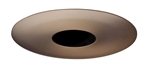 Juno Aculux Recessed Lighting 4335N-ABZ Adjustable 3-1/4" Line Voltage, Low Voltage, LED Pinhole Black Alzak Reflector, Aged Bronze Trim