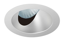 Juno Aculux Recessed Lighting 436NHZ-SF 3-1/4" Line Voltage, Low Voltage, LED Slot Angle Cut , Haze Alzak Reflector, Self Flanged Trim